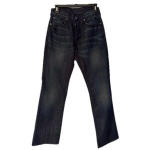 Ksubi Raval Women’s Blue Straight Leg Cotton Jeans Size 28